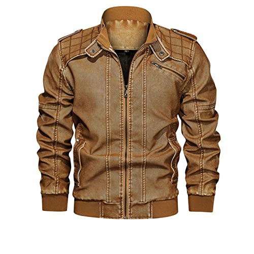 WGUST Men's Jackets Men's Jacket Casual Men's Thermal Jacket Men's Outdoor Jacket Outerwear (Size : XXXL)|B0CB3C49FV
